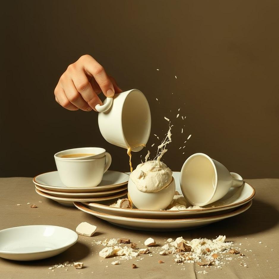 Dream : Breaking Cups and Plates