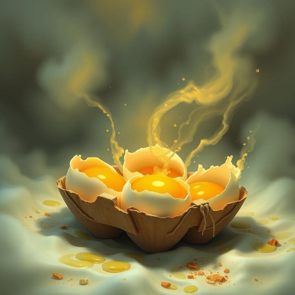 Dream : Breaking eggs in a dream