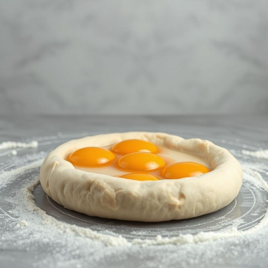 Dream : Breaking eggs into dough in a dream