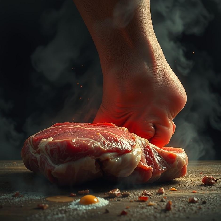 Dream : Breaking meat from the leg in the dream