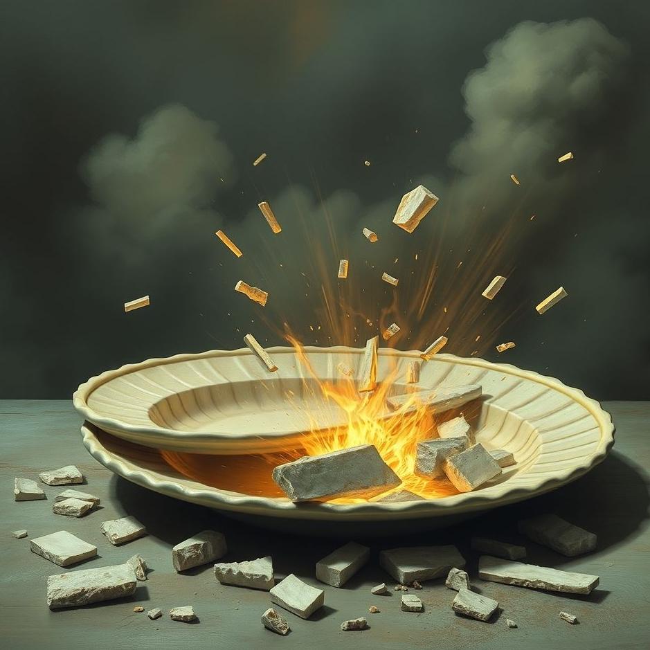 Dream : Breaking plates in a dream