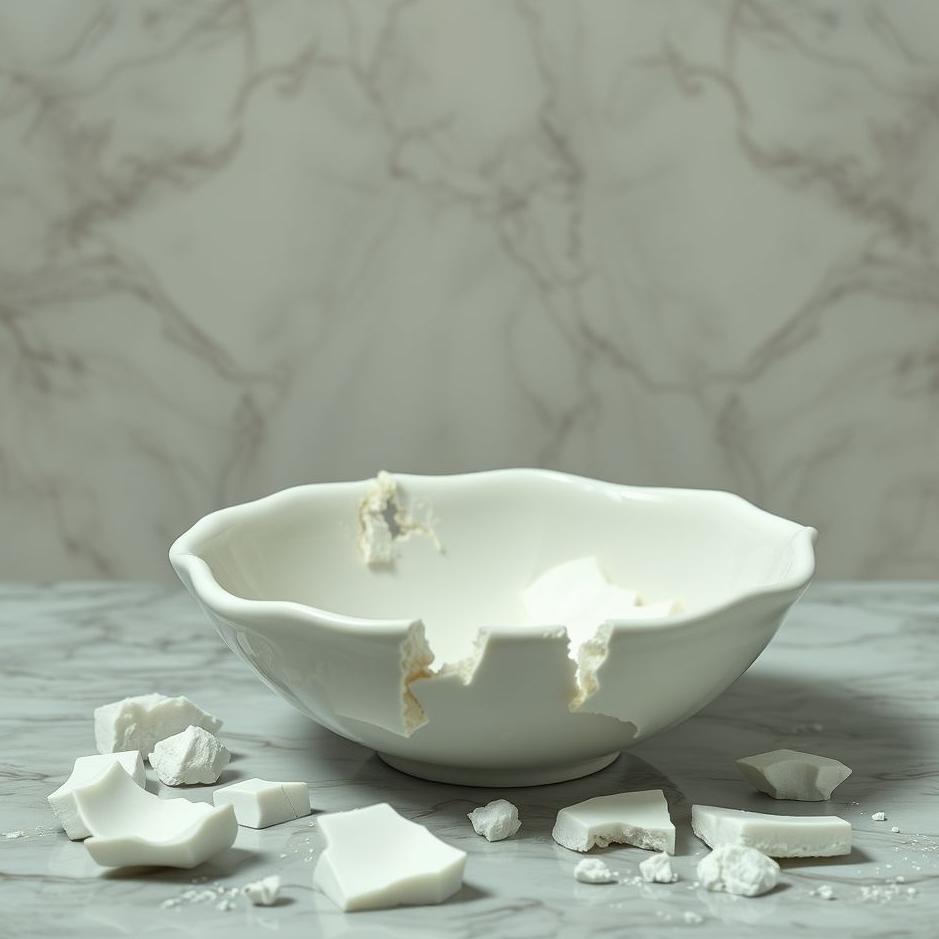 Dream : Breaking porcelain in a dream