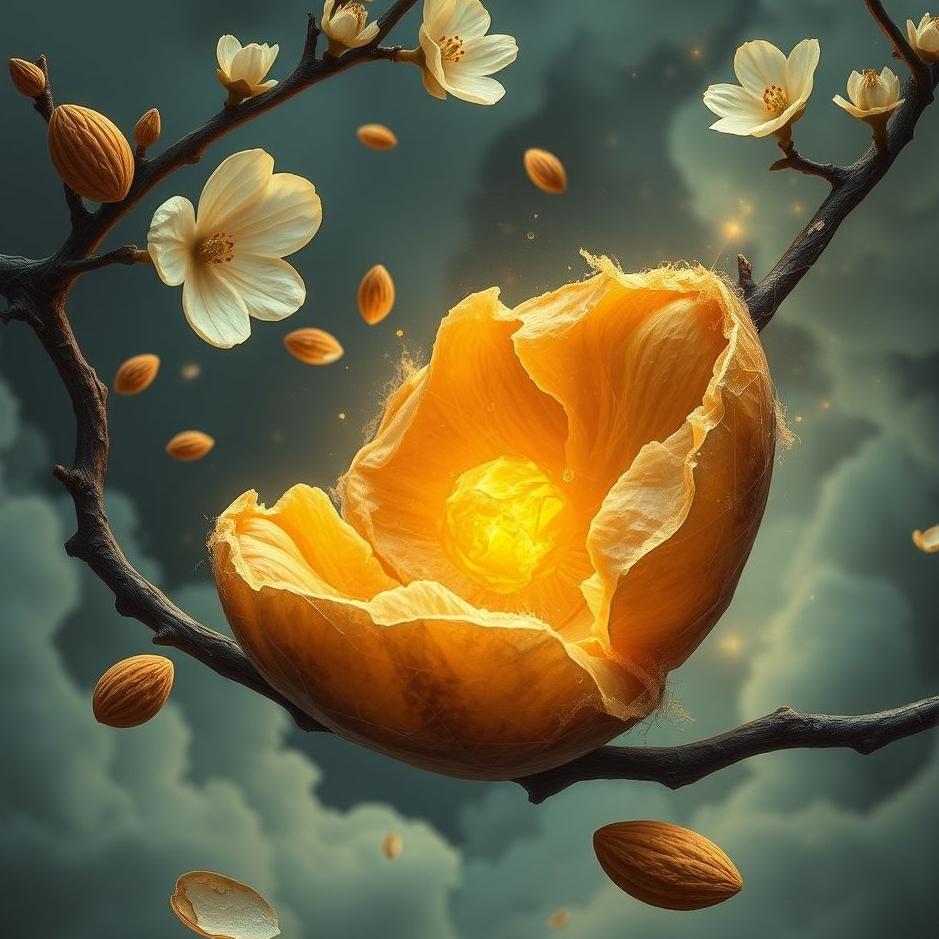 Dream : Breaking the almond nucleus in the dream