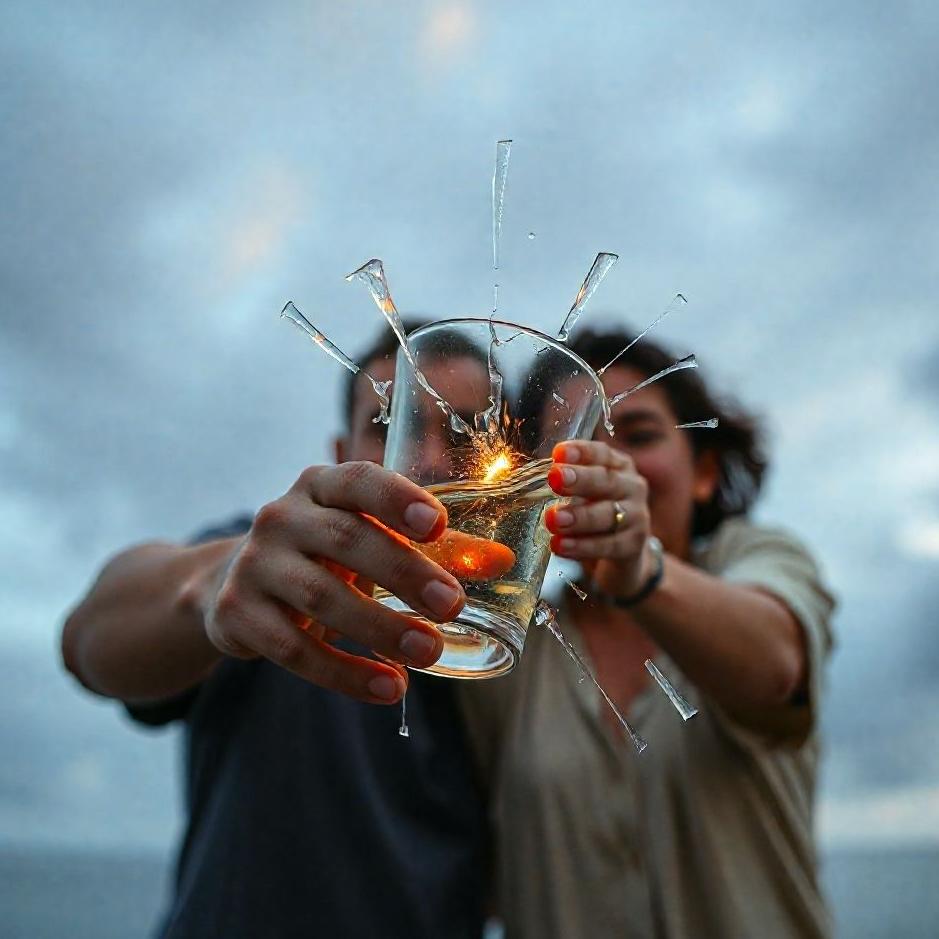 Dream : Breaking the glass of your friend in the dream