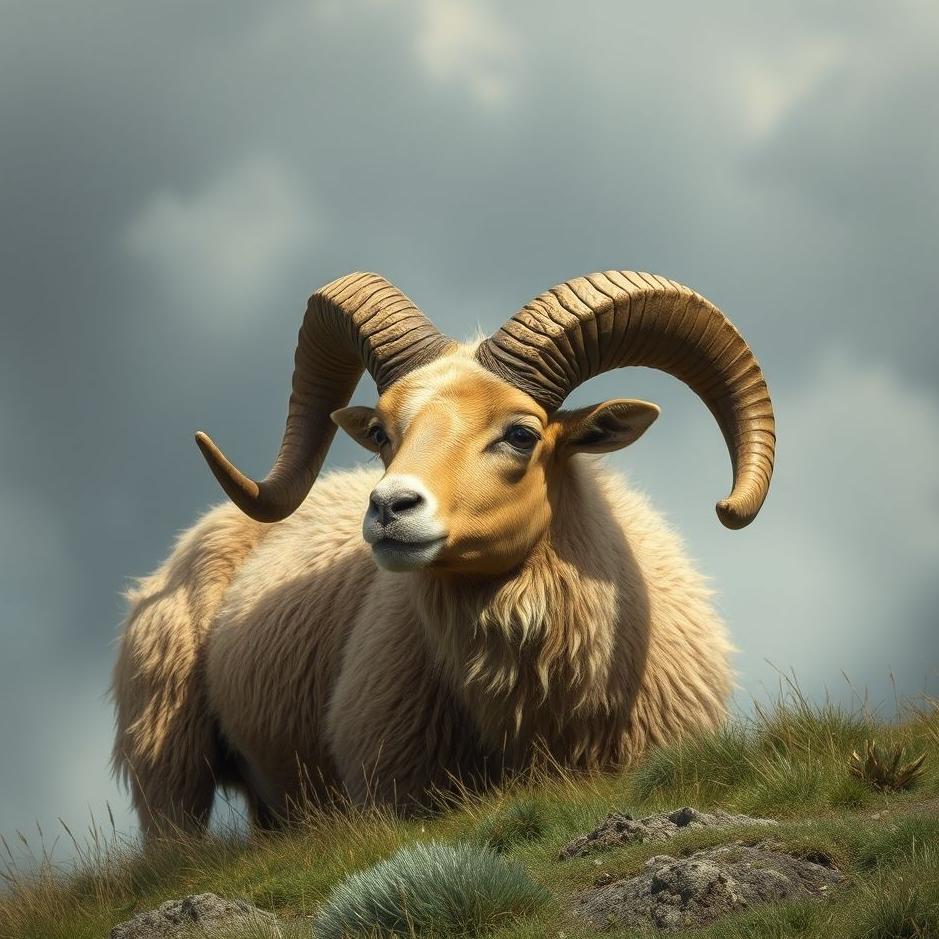 Dream : Breaking the horns of a ram in a dream