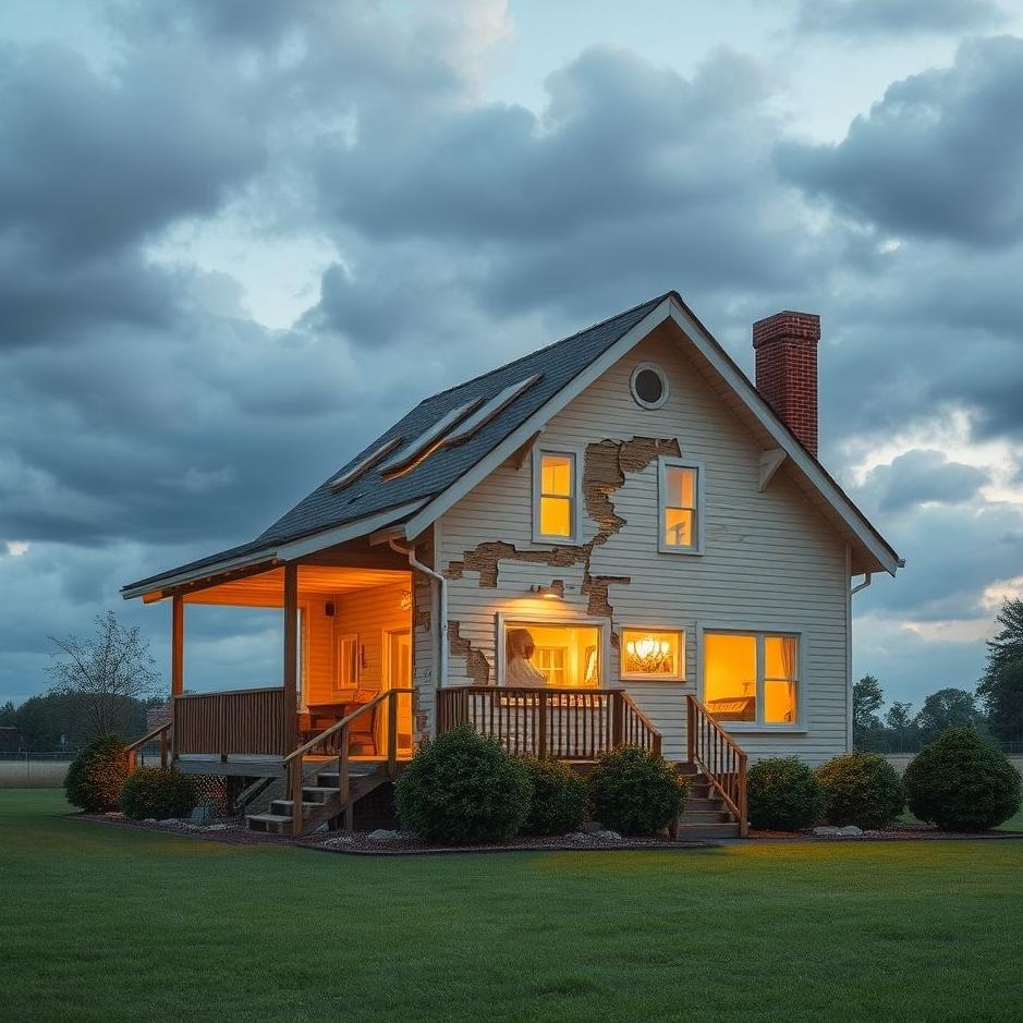 Dream : Breaking up a house in a dream