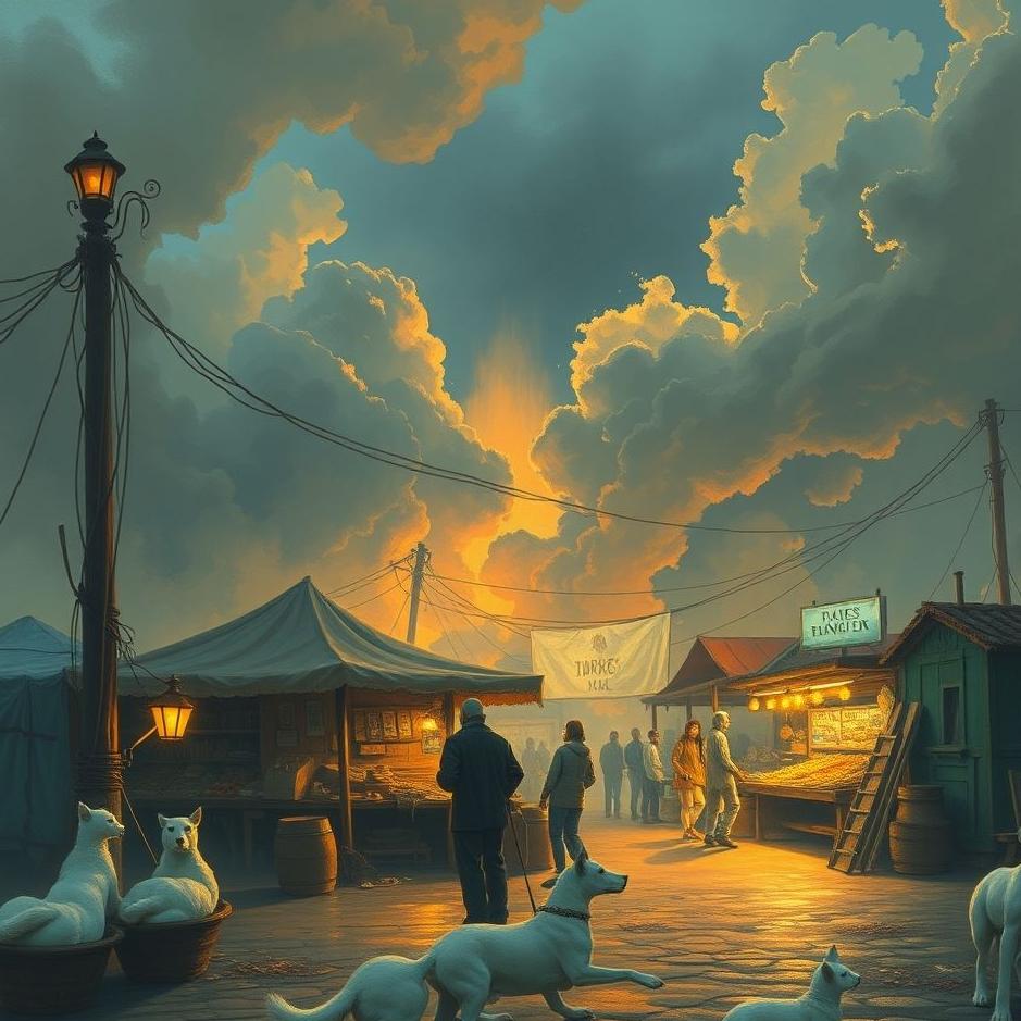 Dream : Breaking up a market in a dream