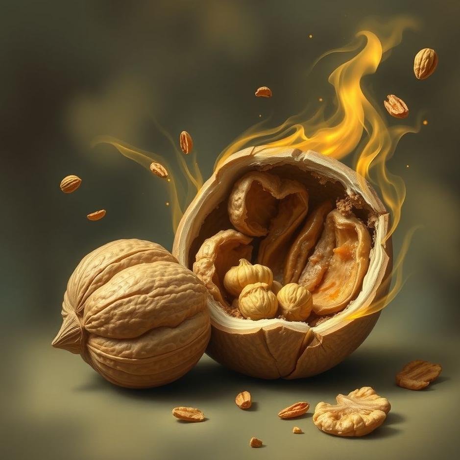 Dream : Breaking walnut with the mouth in the dream