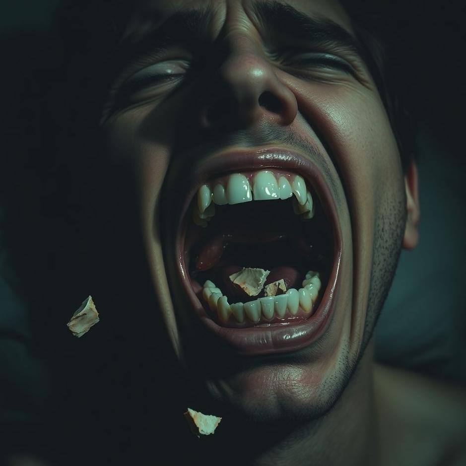 Dream : Breaking your own teeth in a dream