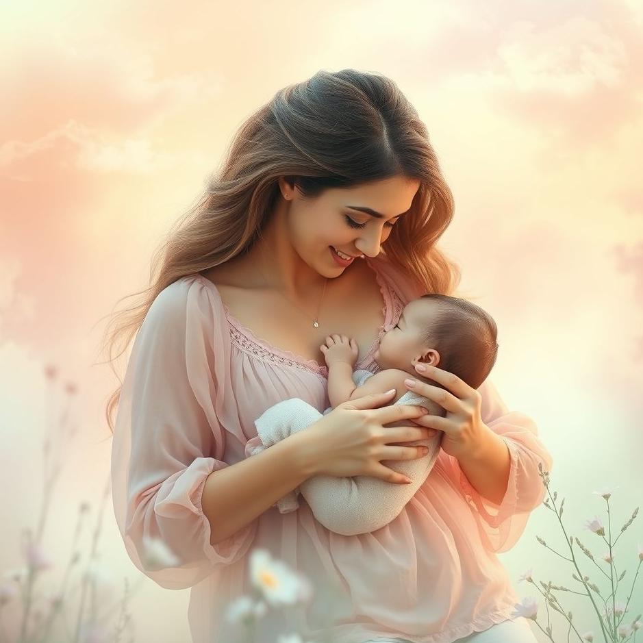 Dream : Breastfeeding a beautiful child in a dream