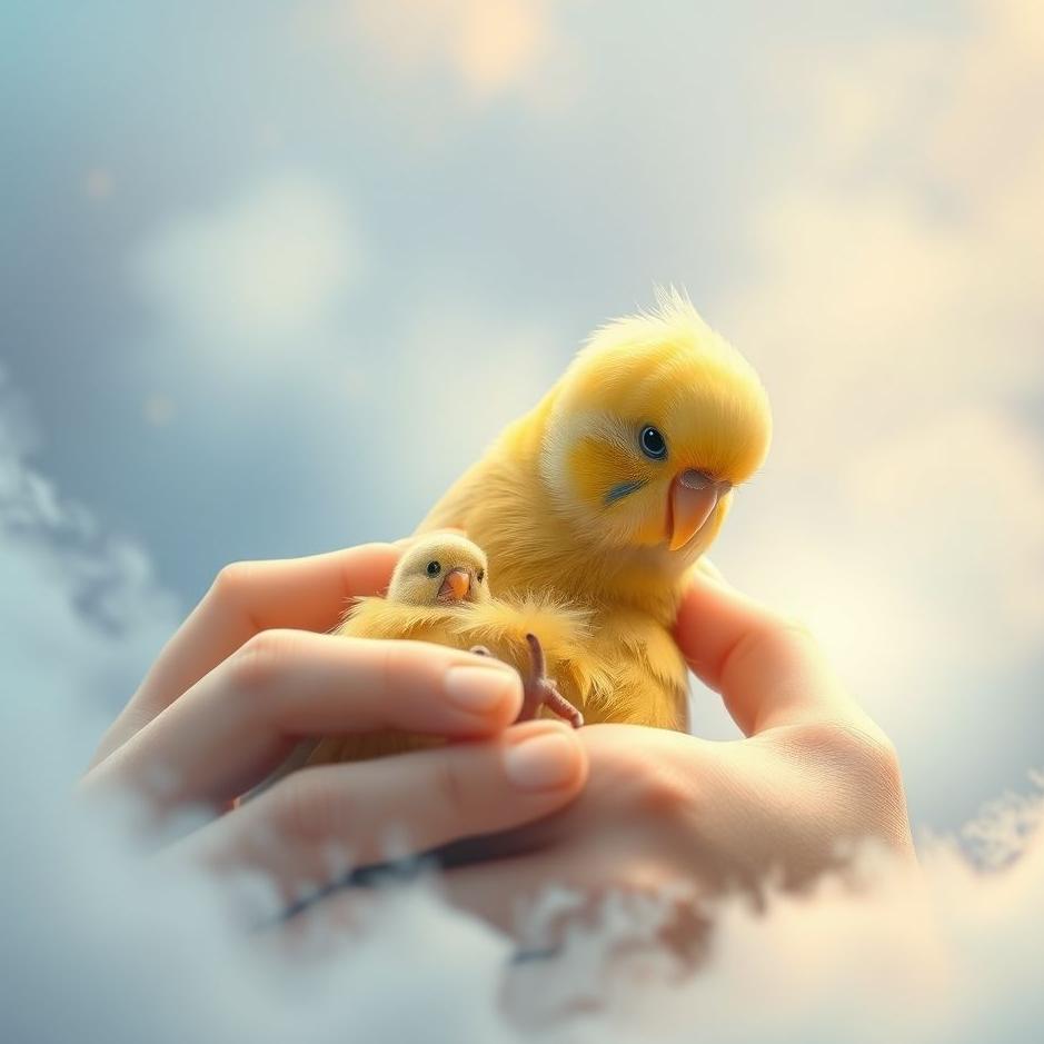 Dream : Breastfeeding a budgie in a dream