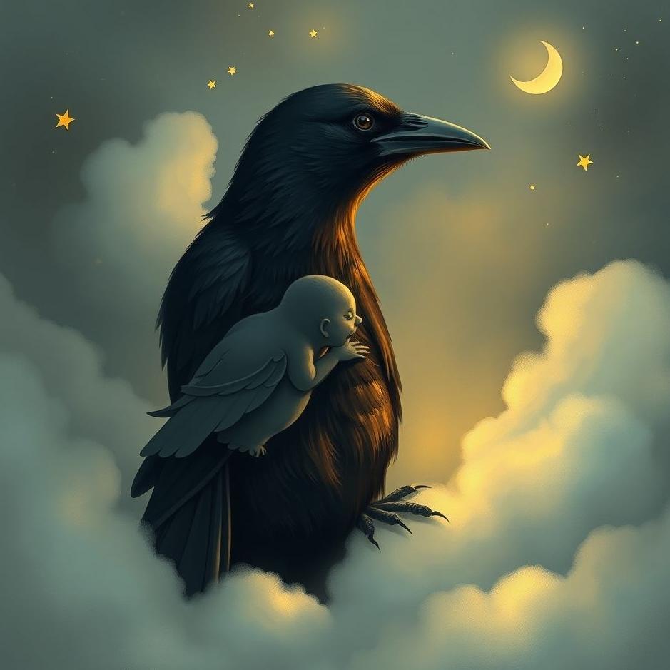 Dream : Breastfeeding a crow in a dream