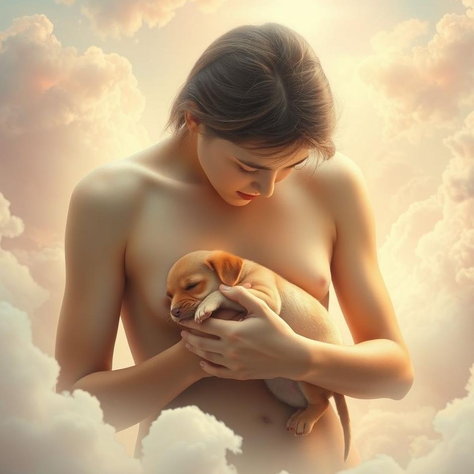 Dream : Breastfeeding a puppy in a dream