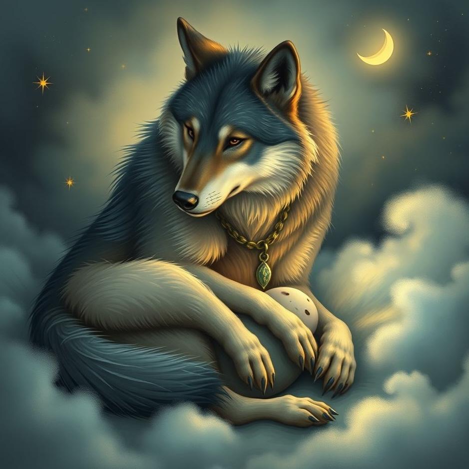Dream : Breastfeeding a wolf in a dream