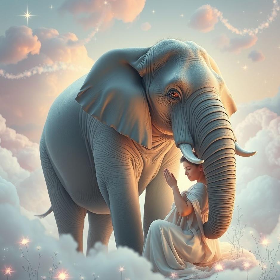 Dream : Breastfeeding an elephant in a dream