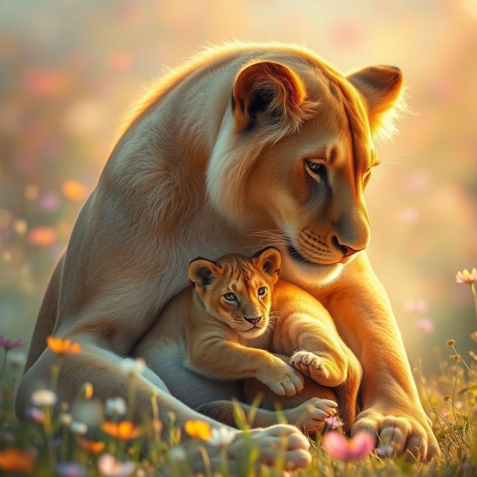 Dream : Breastfeeding lion puppy in the dream