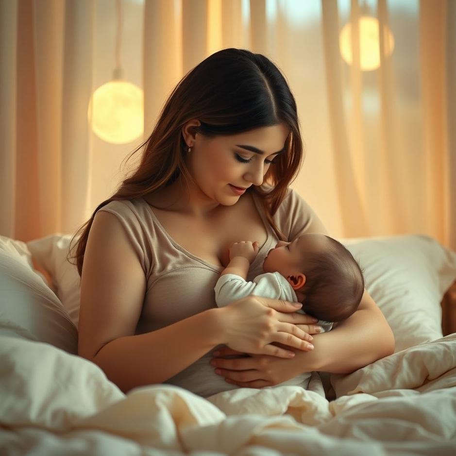 Dream : Breastfeeding your own son in a dream