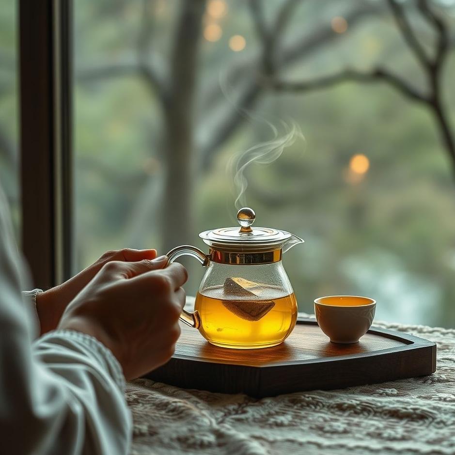 Dream : Brewing tea while visiting a guest in a dream