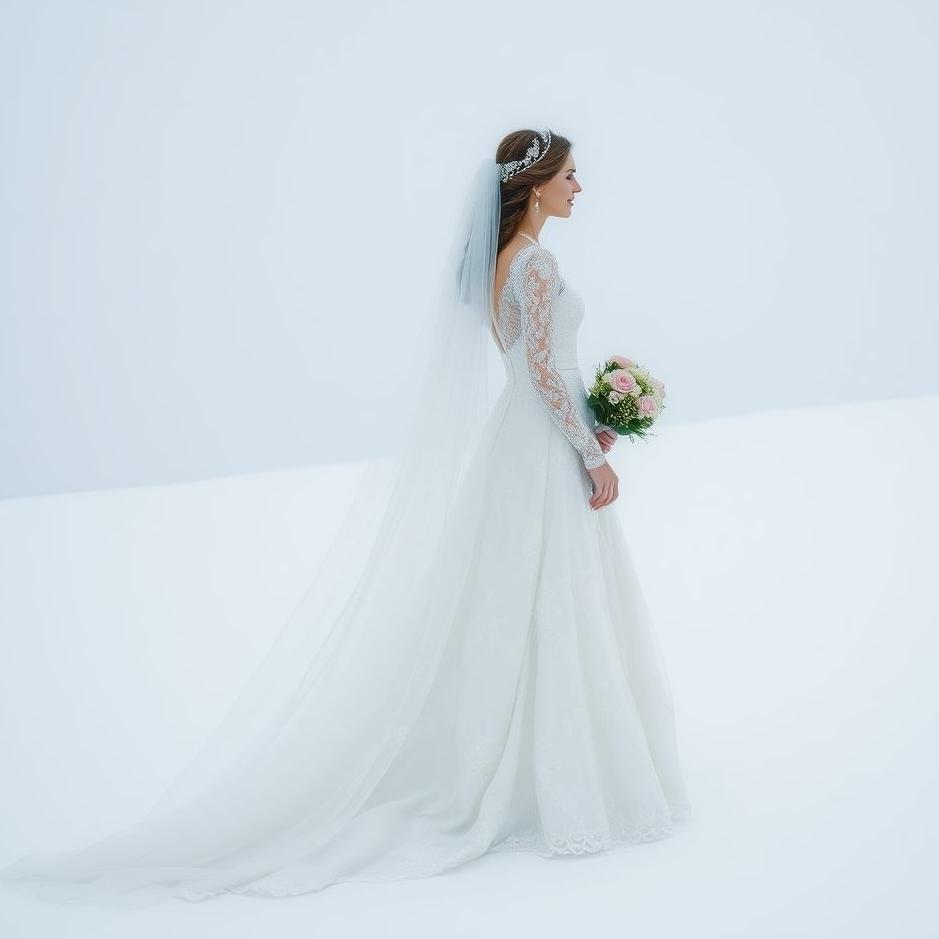 Dream : Bride on snow in a dream