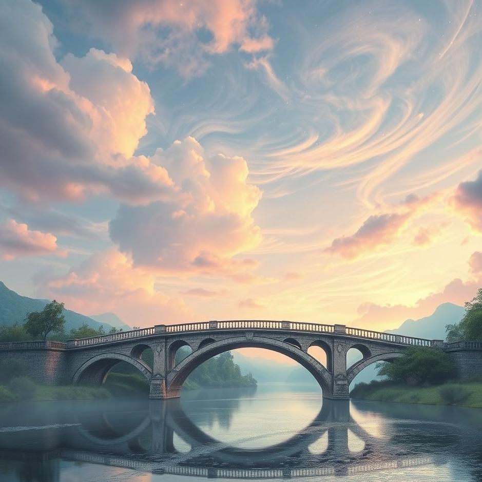 Dream : Bridge and a river in a dream