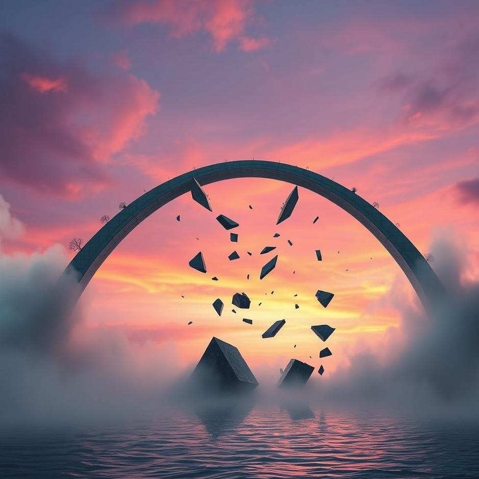 Dream : Bridge breaking in a dream