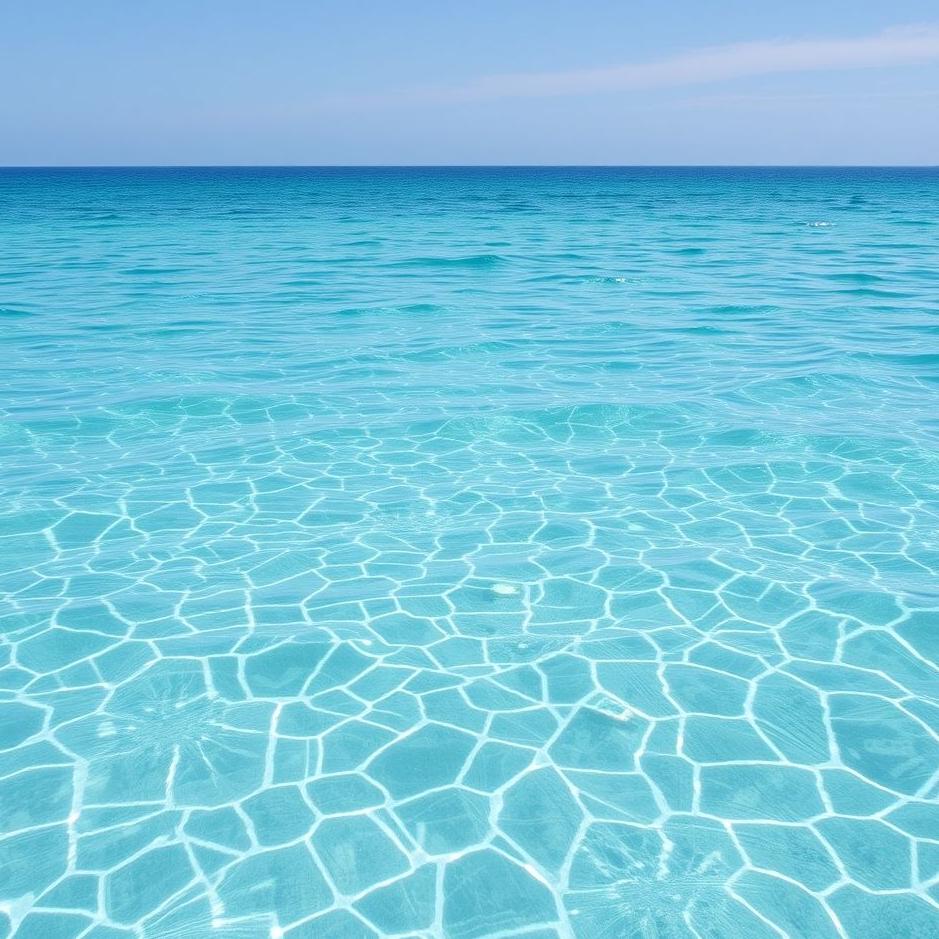 Dream : Bright clean sea in a dream