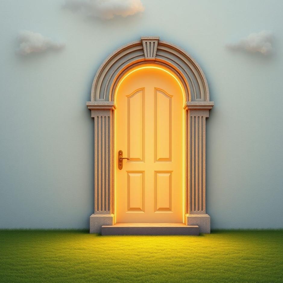 Dream : Bright door in a dream