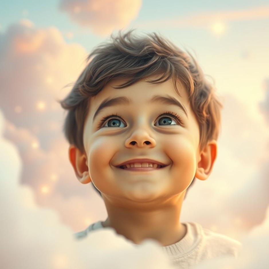 Dream : Bright-faced boy in a dream