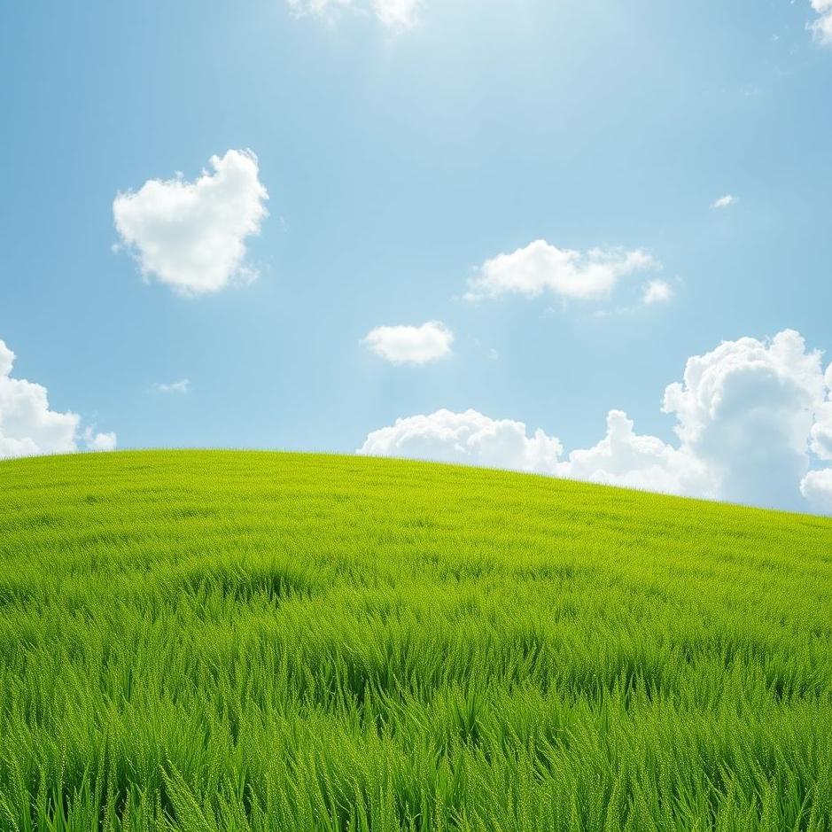 Dream : Bright green in a dream