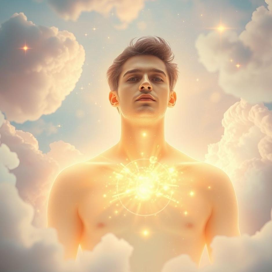 Dream : Bright man in a dream