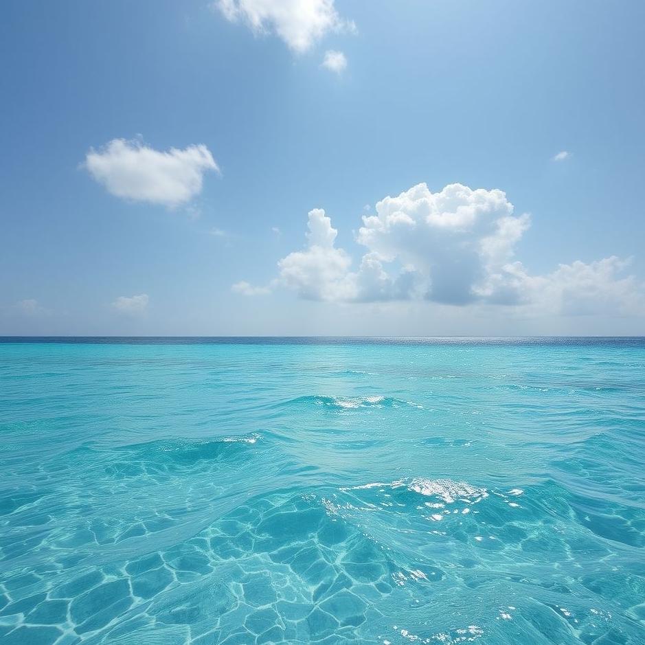 Dream : Bright sea in a dream