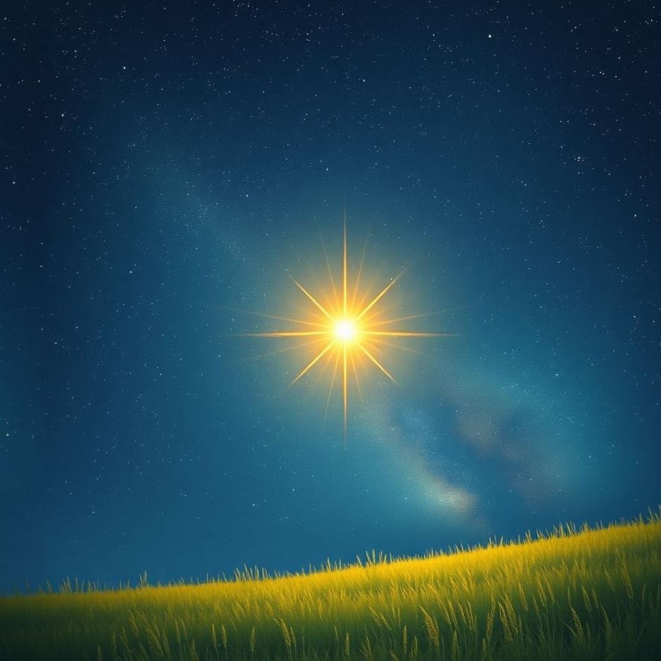 Dream : Bright shooting star in a dream