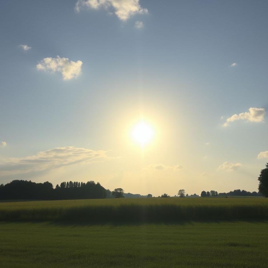 Dream : Bright sun in a dream