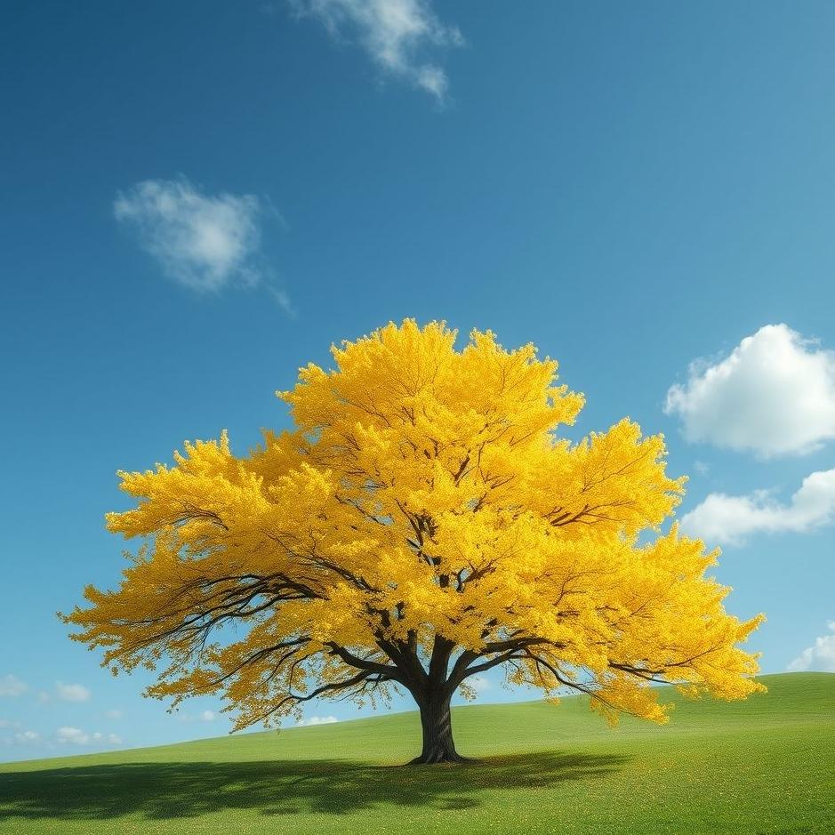 Dream : Bright tree in a dream