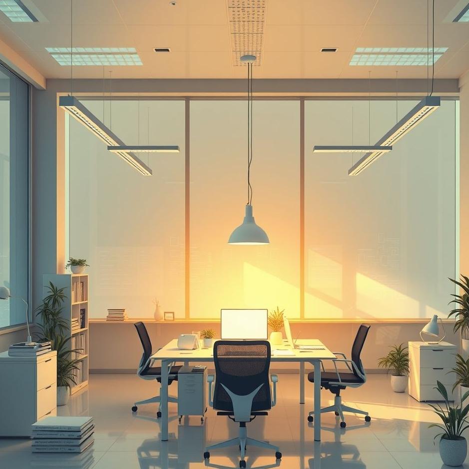 Dream : Bright workplace in a dream