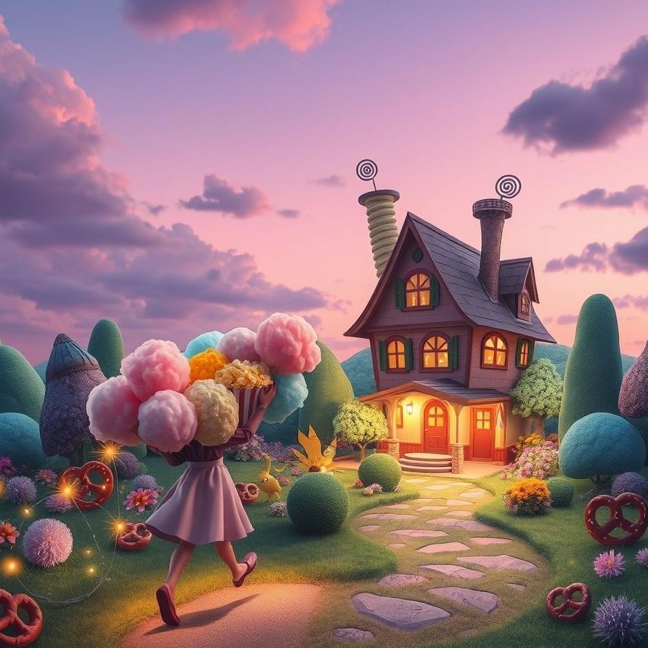 Dream : Bringing concessions to the house in a dream