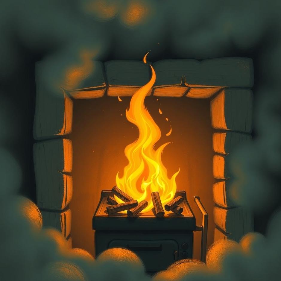 Dream : Bringing fire from a stove in a dream