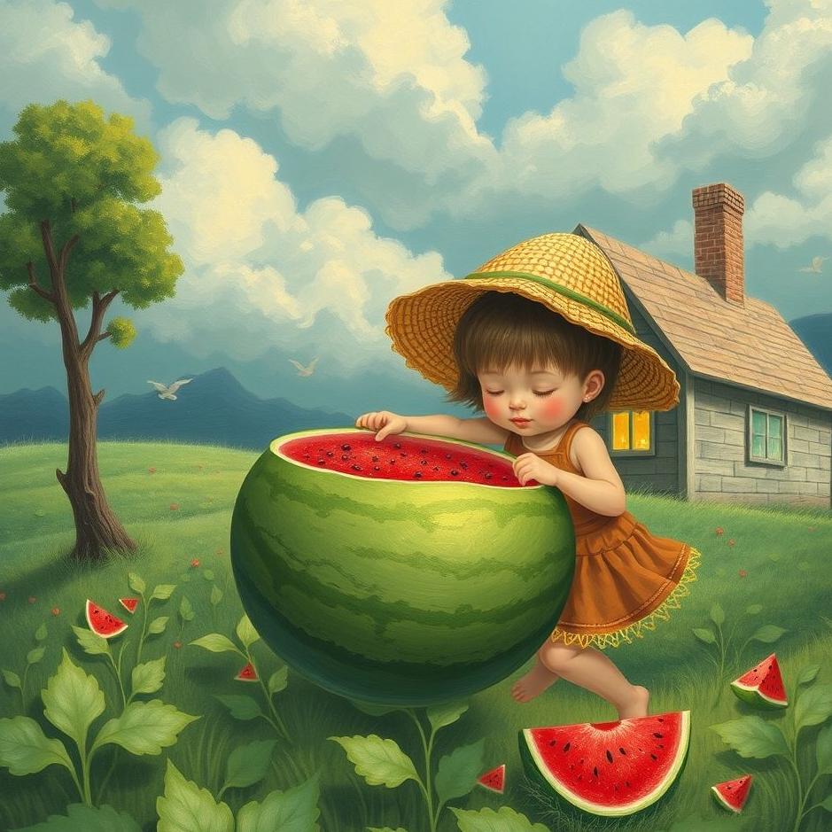 Dream : Bringing watermelon home in a dream