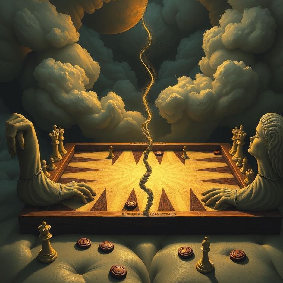 Dream : Broken backgammon in a dream