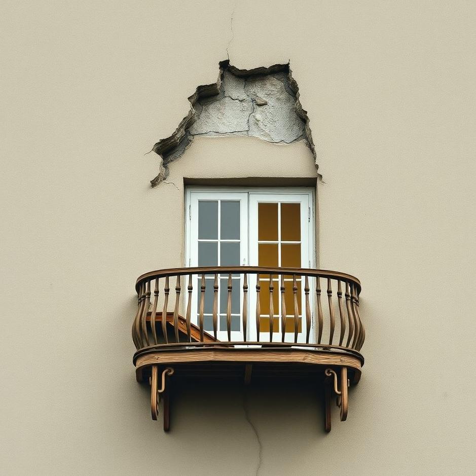 Dream : Broken balcony in a dream