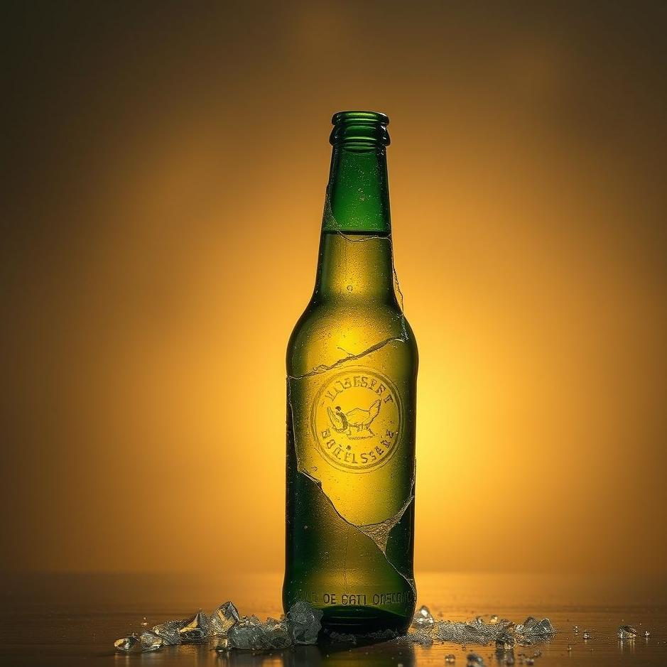 Dream : Broken beer bottle in a dream
