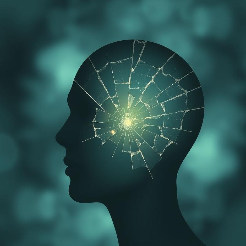 Dream : Broken glass in your head in a dream