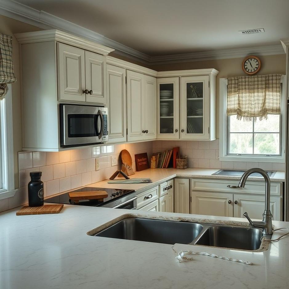 Dream : Broken kitchen counter in a dream