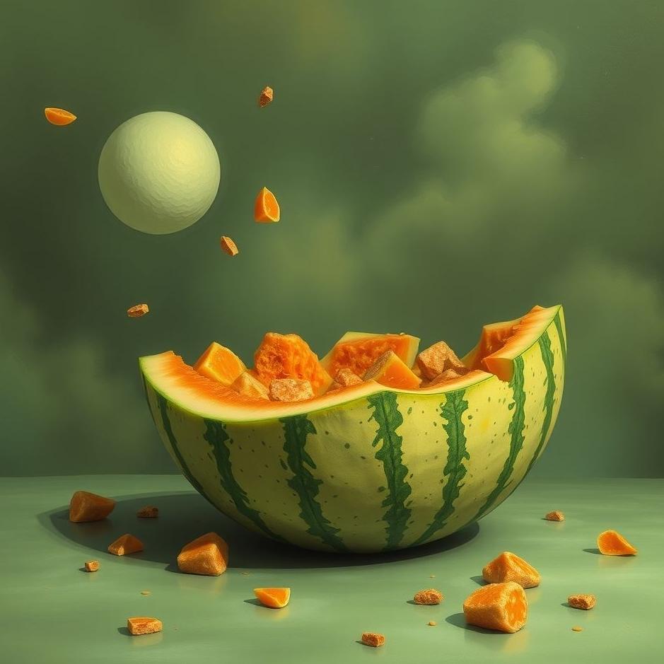 Dream : Broken melon in a dream