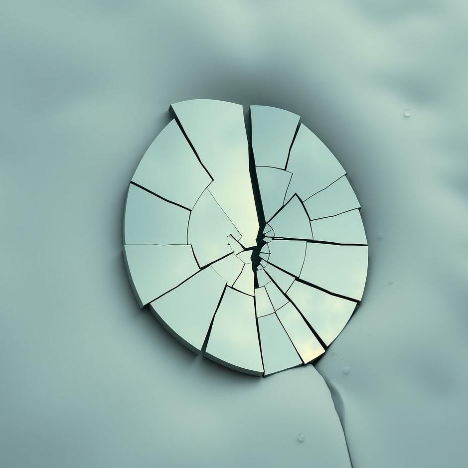 Dream : Broken mirror pieces in a dream