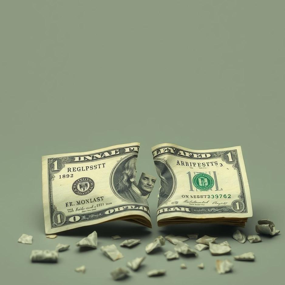 Dream : Broken money in a dream