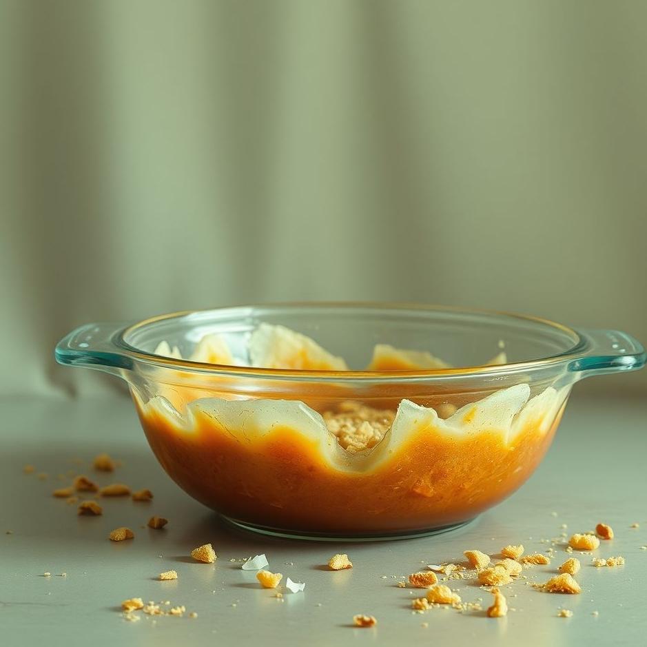 Dream : Broken pyrex in a dream