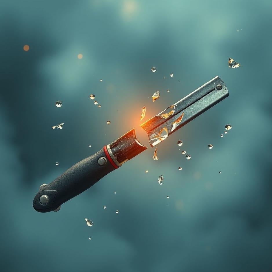 Dream : Broken razor in a dream