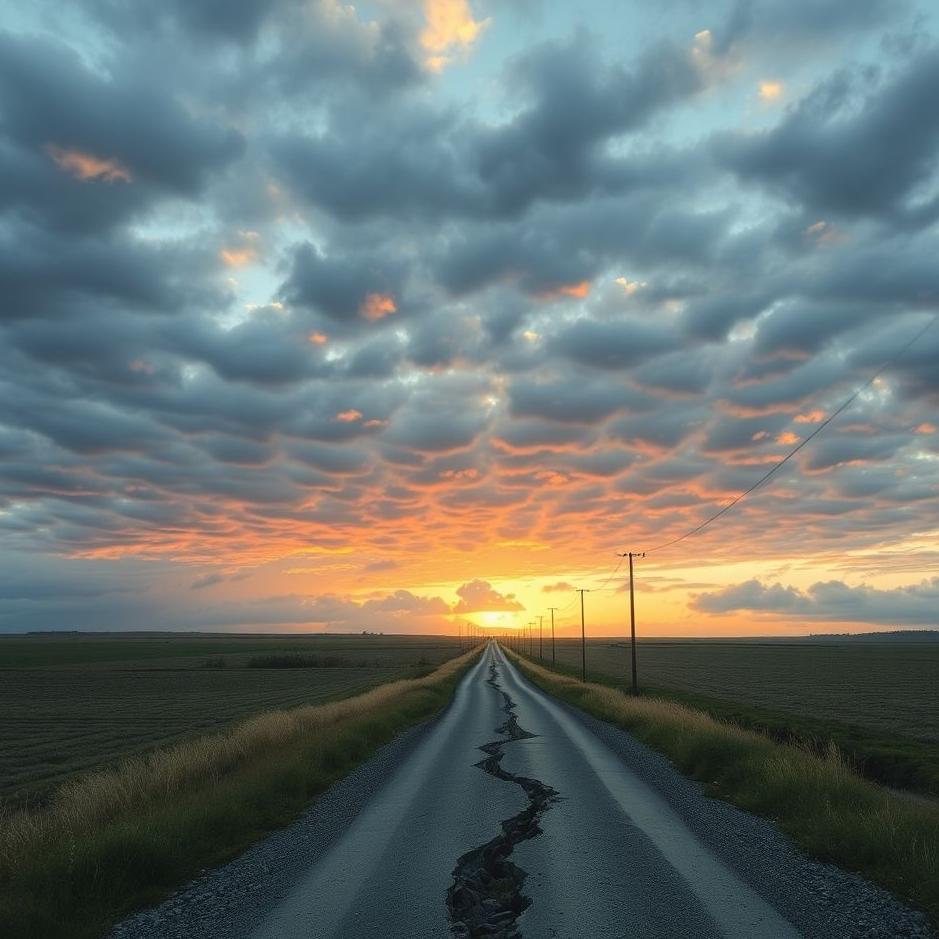 Dream : Broken road in a dream