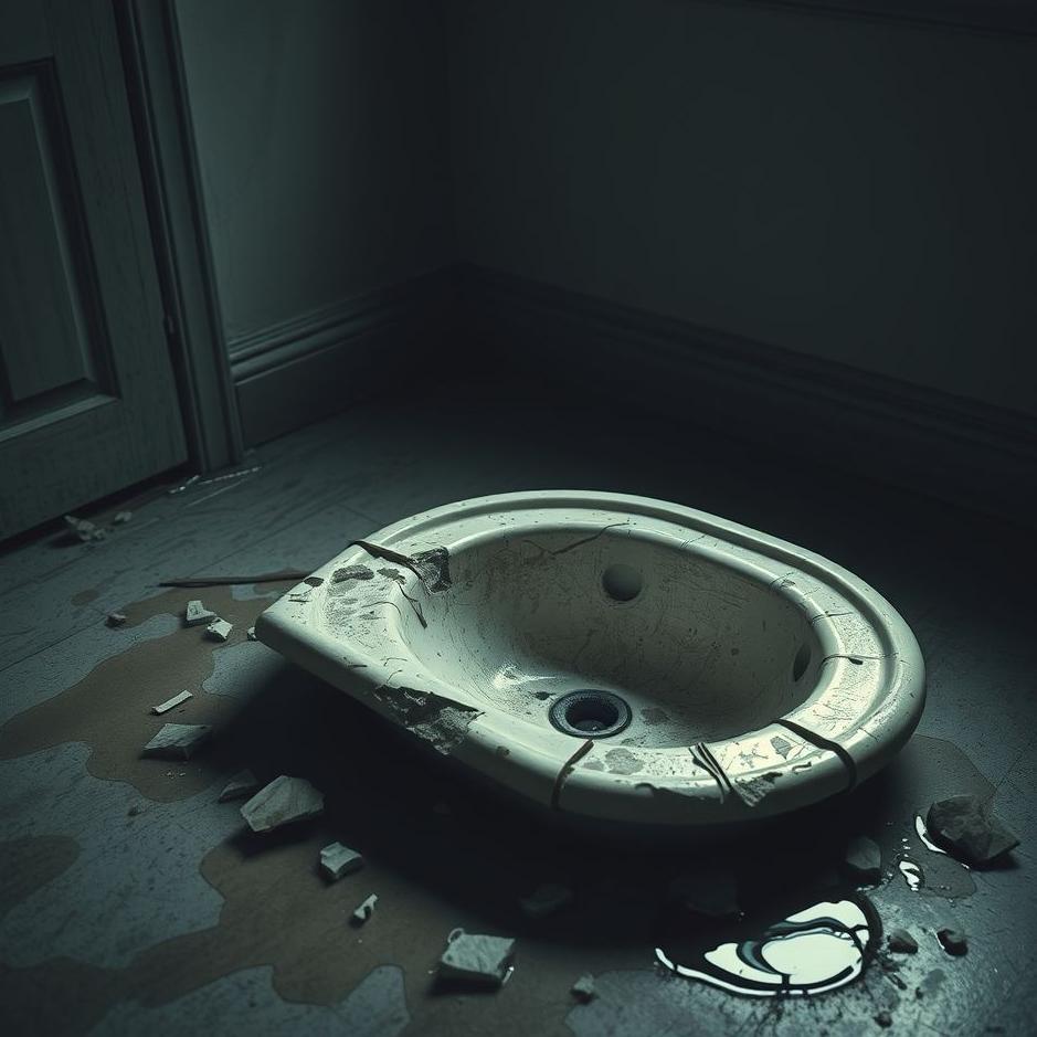 Dream : Broken sink in a dream